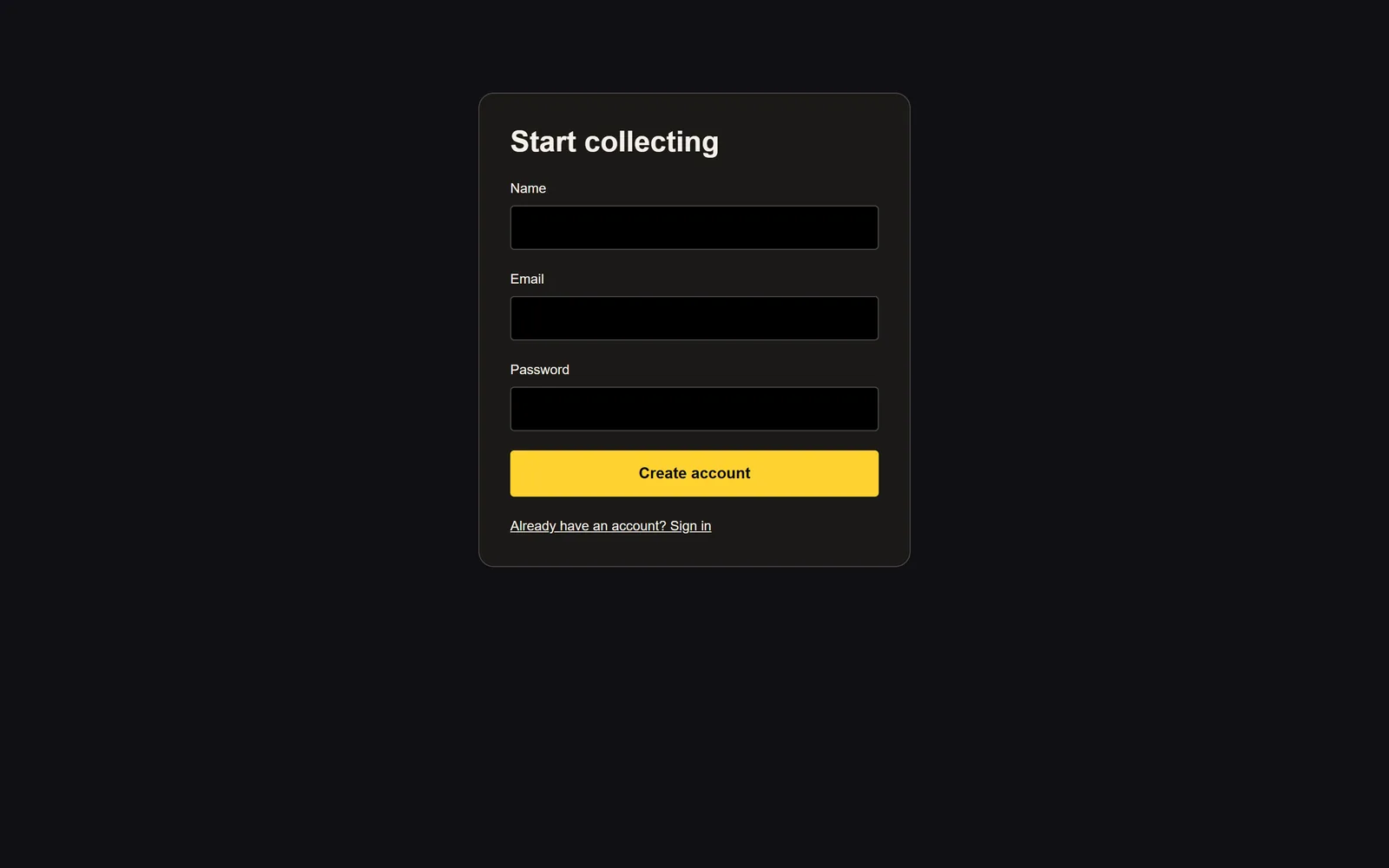 MangaTCG preview sign-up